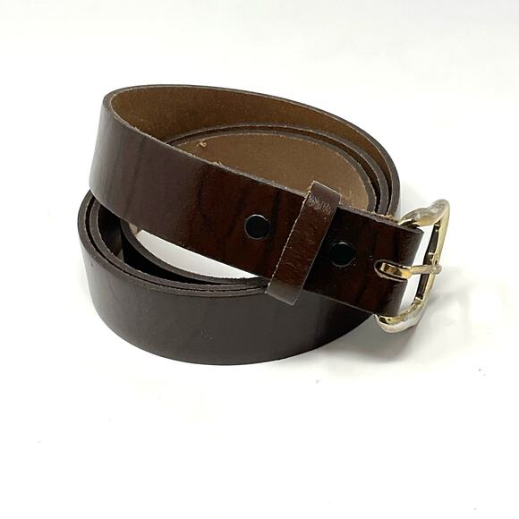 Vintage Oil Tan Leather Belt - Picture 1 of 3